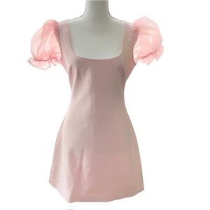 Likely Womens Powder Pink Easter Dress Soft Girl Era Pastel Pink Feminine Size 6